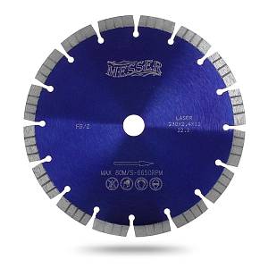 Алмазный сегментный диск Messer FB/Z. Диаметр 300 мм. (01-16-301)