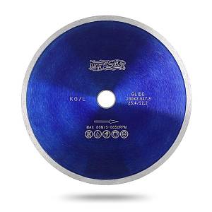 Алмазный диск со сплошной кромкой Messer KG/L. Диаметр 350 мм (01-27-350)