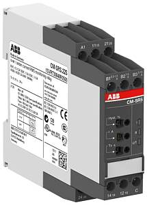 Однофазное реле контроля тока CM-SRS.22S (диапазоны измерения 0,3-1,5А, 1-5A, 3-15A) 24-240В AC/DC 1SVR730840R0500
