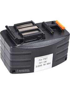 Аккумуляторная батарея Pitatel TSB-003-FES12B-30M (FESTOOL p/n: BPH12T, TDD12, FT, SL12V), Ni-Mh 12V 3.0Ah