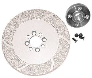 Двусторонний алмазный диск для шлифовки металла с фланцем. MESSER (01-46-125)