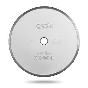 Алмазный диск Messer M/L (сплошная кромка). Диаметр 300 мм. (01-25-300)