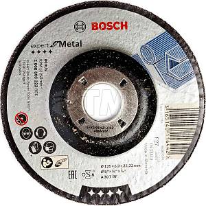 Круг шлифовальный Bosch металл Ф125 (223) Bosch (Оснастка)