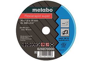 5 Flexiarapid Super 76 x 1,0 x 10,0 мм, нержавеющая сталь, TF 41 (626870000) Metabo