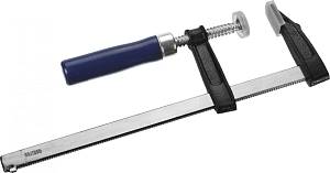 Струбцина DEXX, тип "F", деревянная ручка, стальная закаленная рейка, 50х200мм 3205-50-200