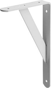 STAYER 250 х 150 х 30 х 4 мм, белый, усиленный уголок-кронштейн (37420-1)